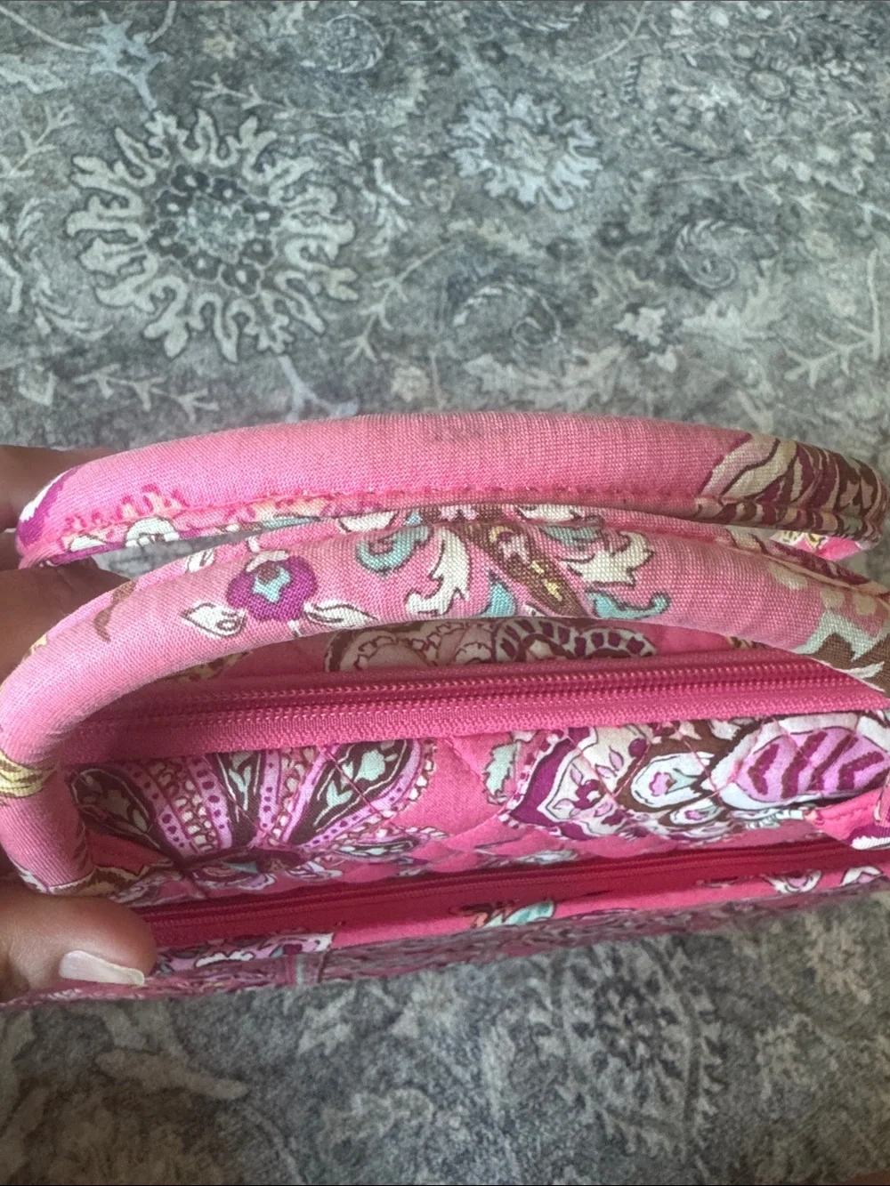 Vera Bradley Pink Paisley Multi-Pattern Women’s Laptop Bag
